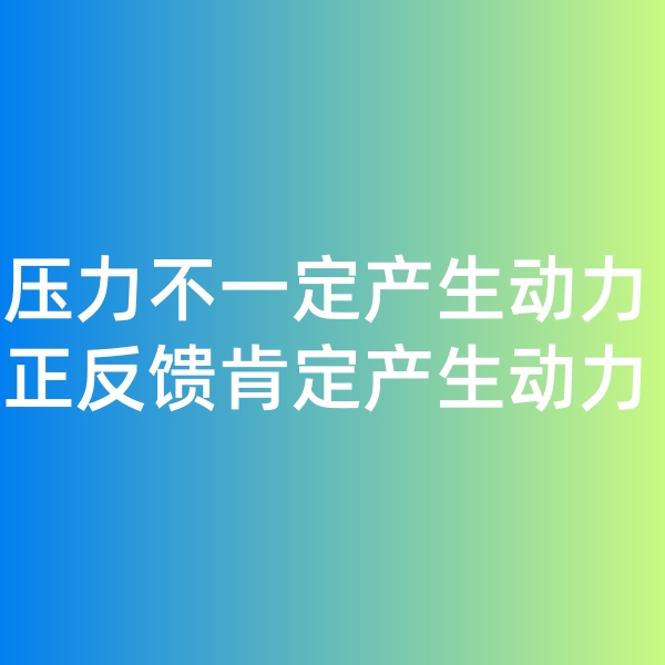 鈀碳回收日記, 壓力不一定產(chǎn)生動(dòng)力，正反饋一定產(chǎn)生動(dòng)力